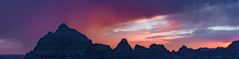 Panoramic Badlands Sunset 1 Of 1 Photography Art | Images by Robert Barr