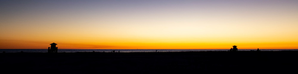Siesta Sunset Panorama Photography Art | Images by Robert Barr