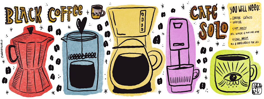 Black Coffee Art | lauralvarez