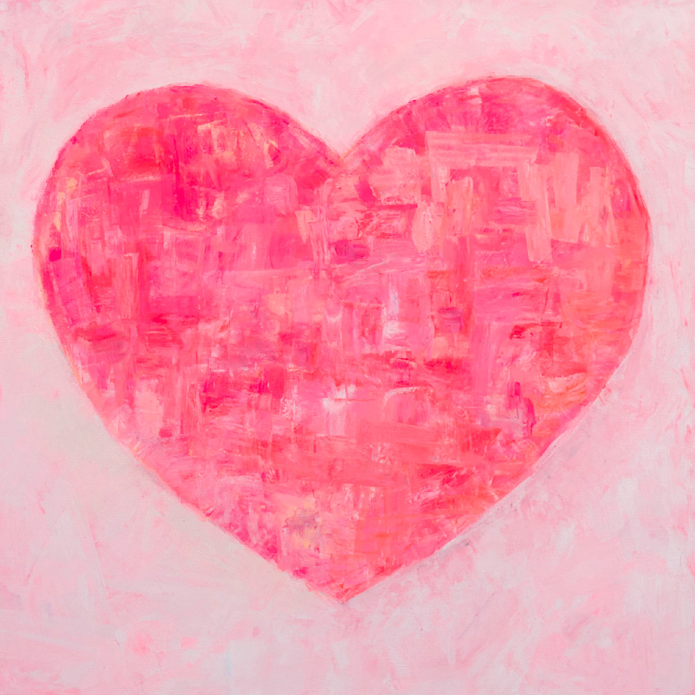 Pink Heart - Heart of a Warrior