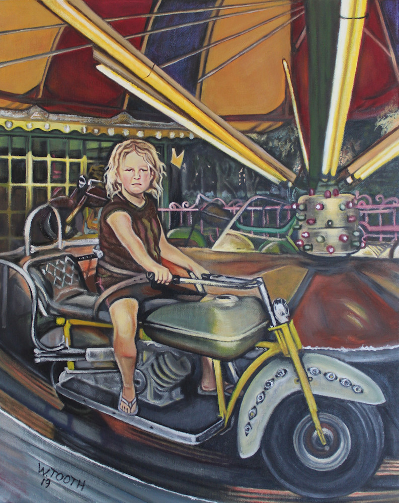 Last Ride Of The Day Art | The Art of Wendi Tooth