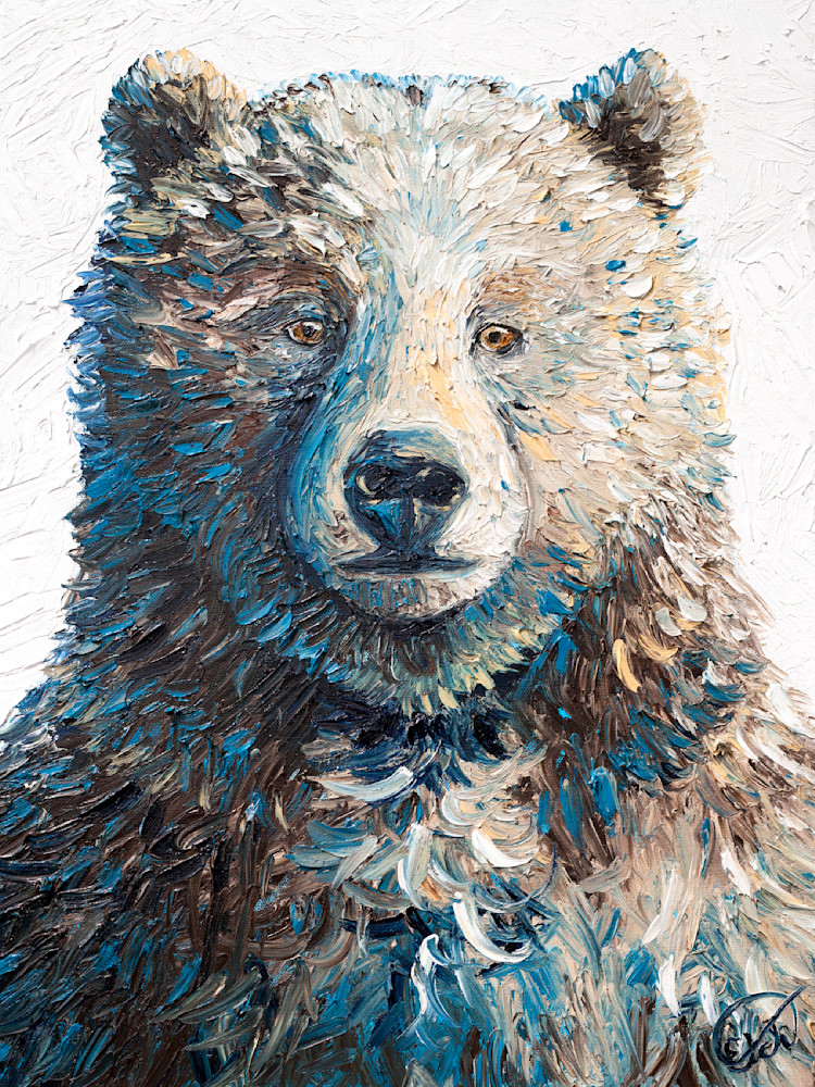 Portrait Of A She Bear Art | Mordensky Fine Art