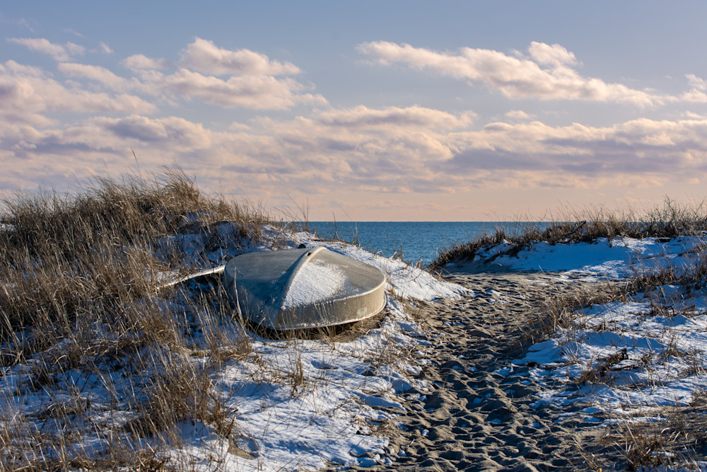 Winter On Hardings Beach Photography Art | The Colors of Chatham