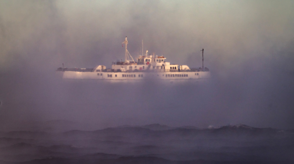 Steamship Ferry Sea Smoke Art | Michael Blanchard Inspirational Photography - Crossroads Gallery