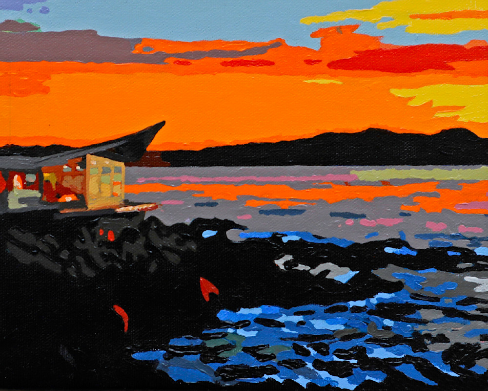 Carmel Beach Butterfly House Art | Warren Blades Modern Art