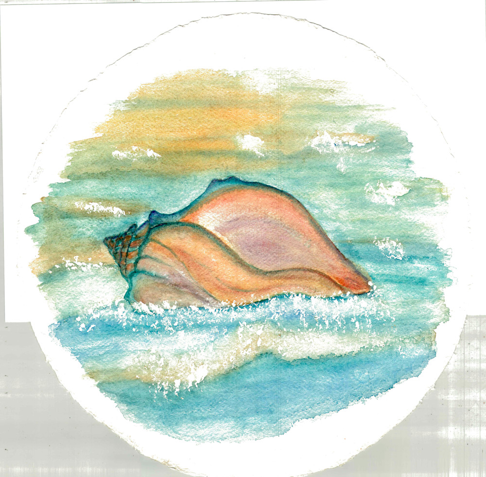 Seachell By The Shore Art | janfontenot