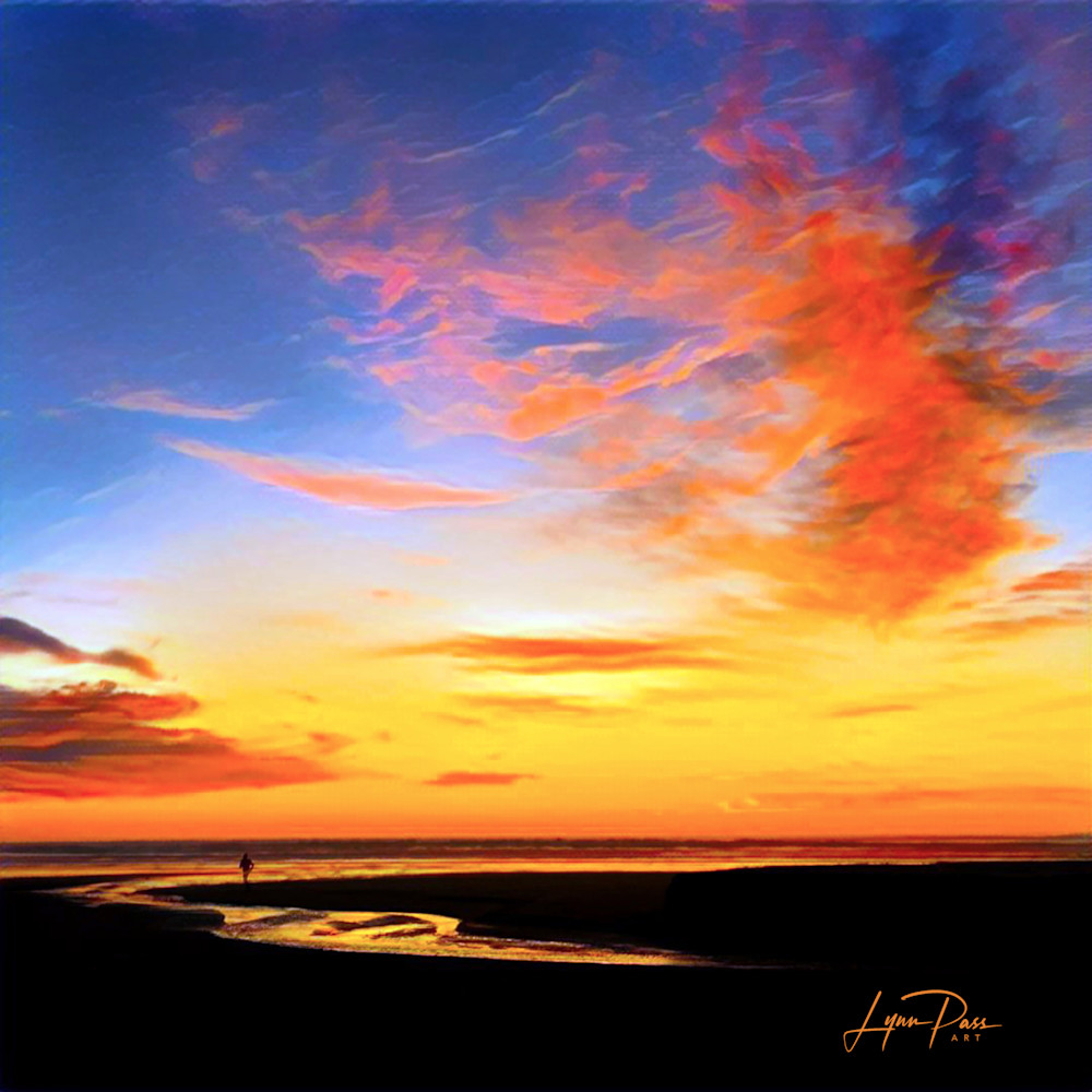 Sunset Pismo Beach  Art | Lynn Pass Art