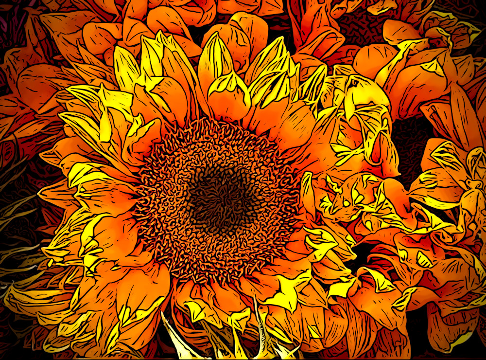 Sun Blast Clr Art | Sky + Sparks Luxury Fine Art