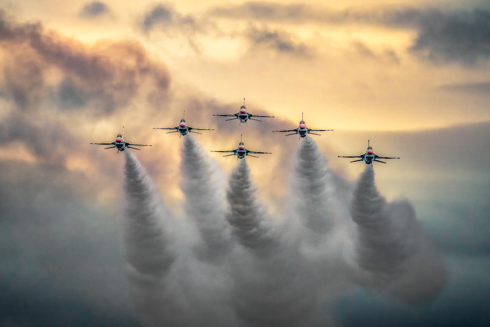 Thunderbird S Sunset Art | Trevor Pottelberg Photography