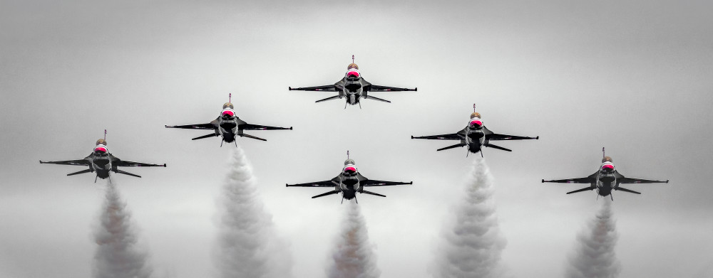 Thunderbirds In Sync Art | Trevor Pottelberg Photography