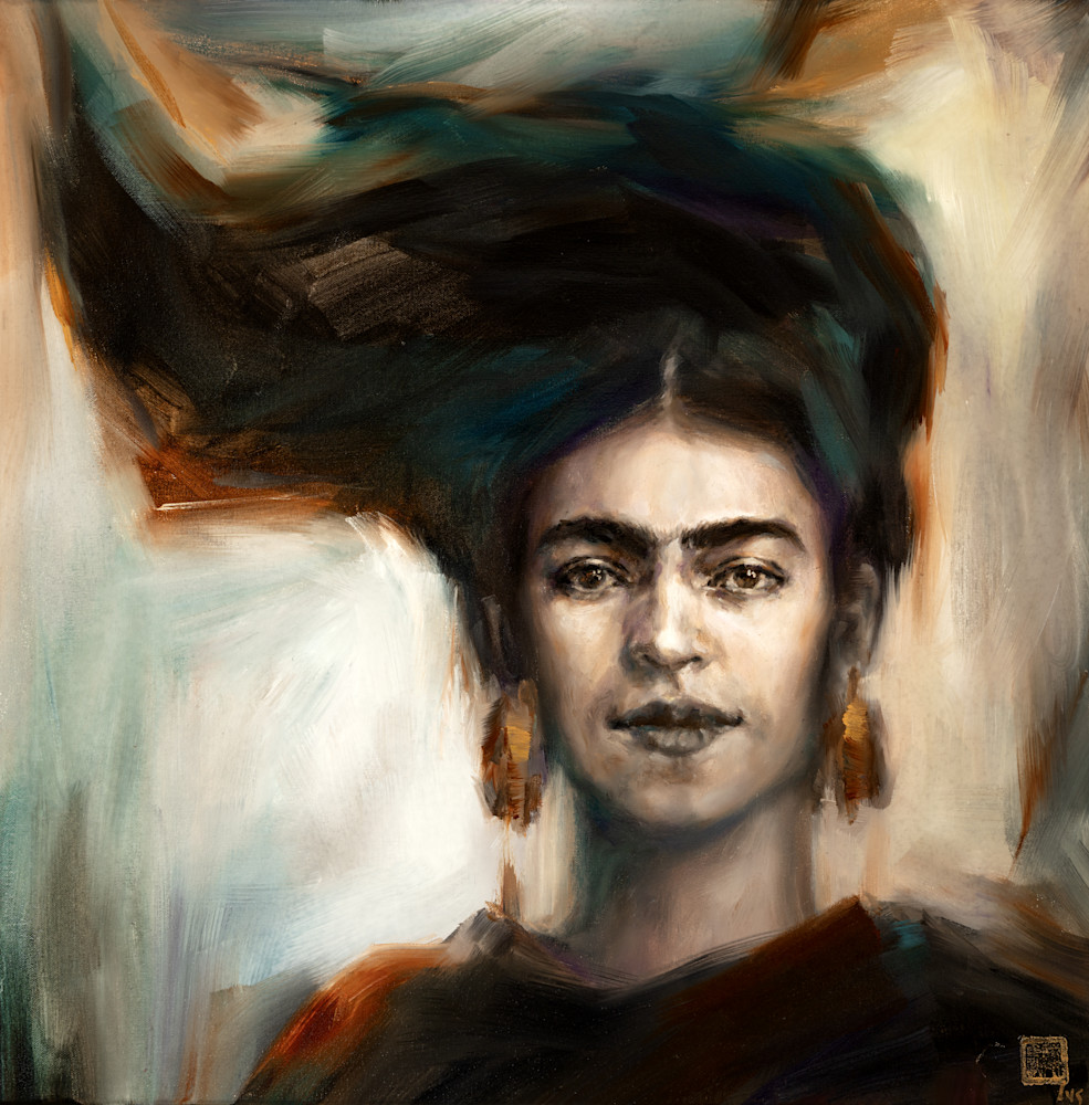 Serene Surge (Frida Kahlo) Art | Ans Carnes Art