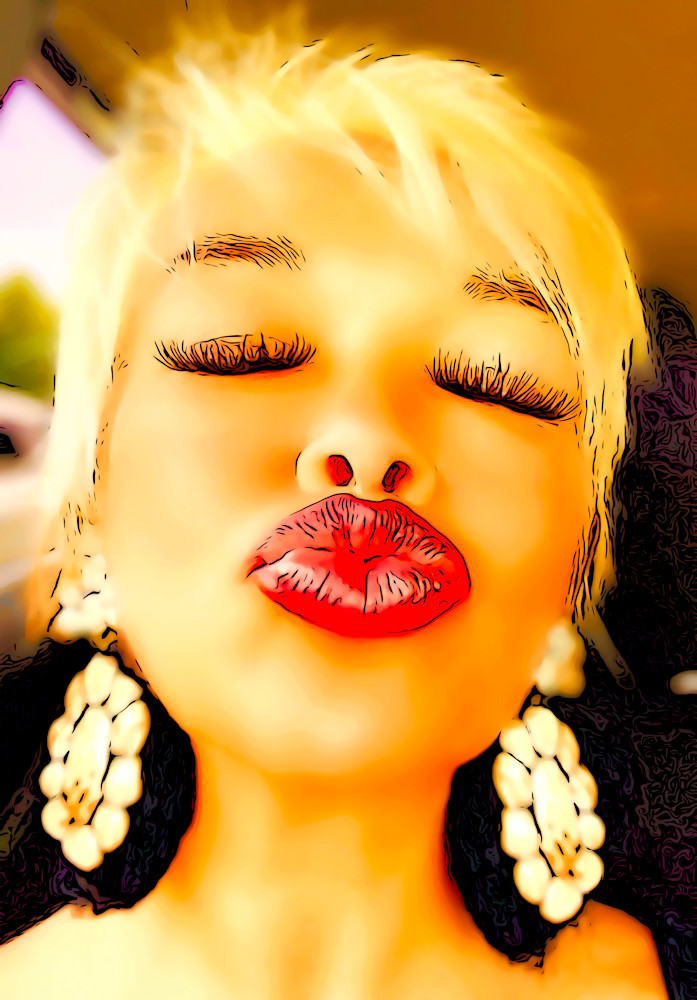 Baby Kiss Art | Sky + Sparks Luxury Fine Art