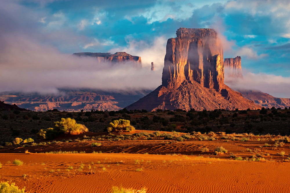 Thin Clouds At Monument Valley  Photography Art | davehatton