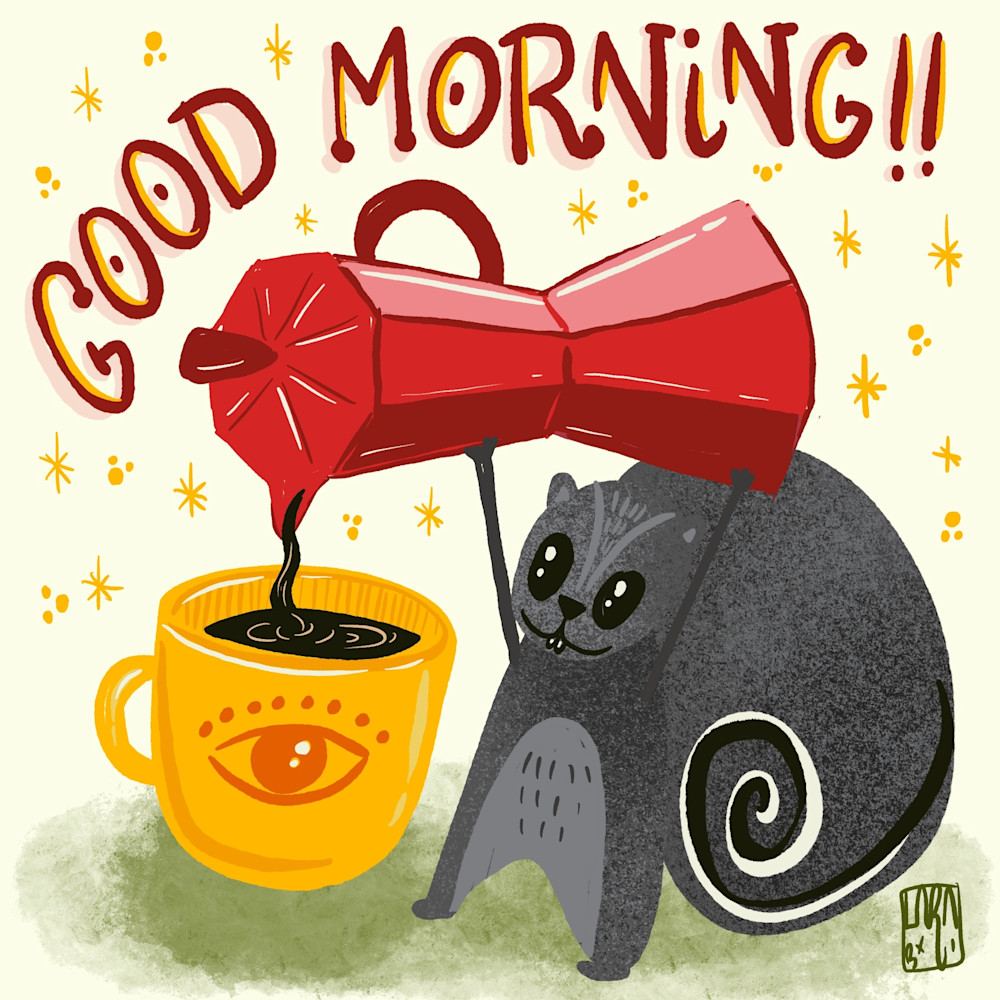 Good Morning Coffee Art | lauralvarez