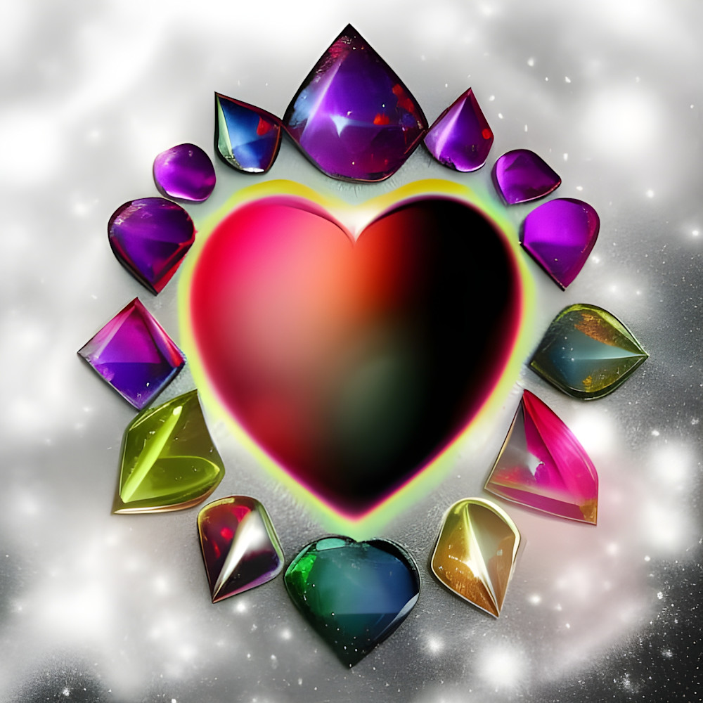 Jeweled Heart Photography Art | Playful Gallery by Rob Harrison