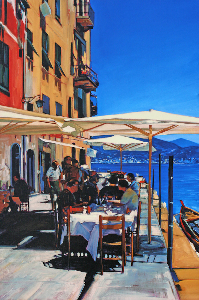 Mediterranean Cafe Art | Tom Swimm Fine Art / Swimm Artworks