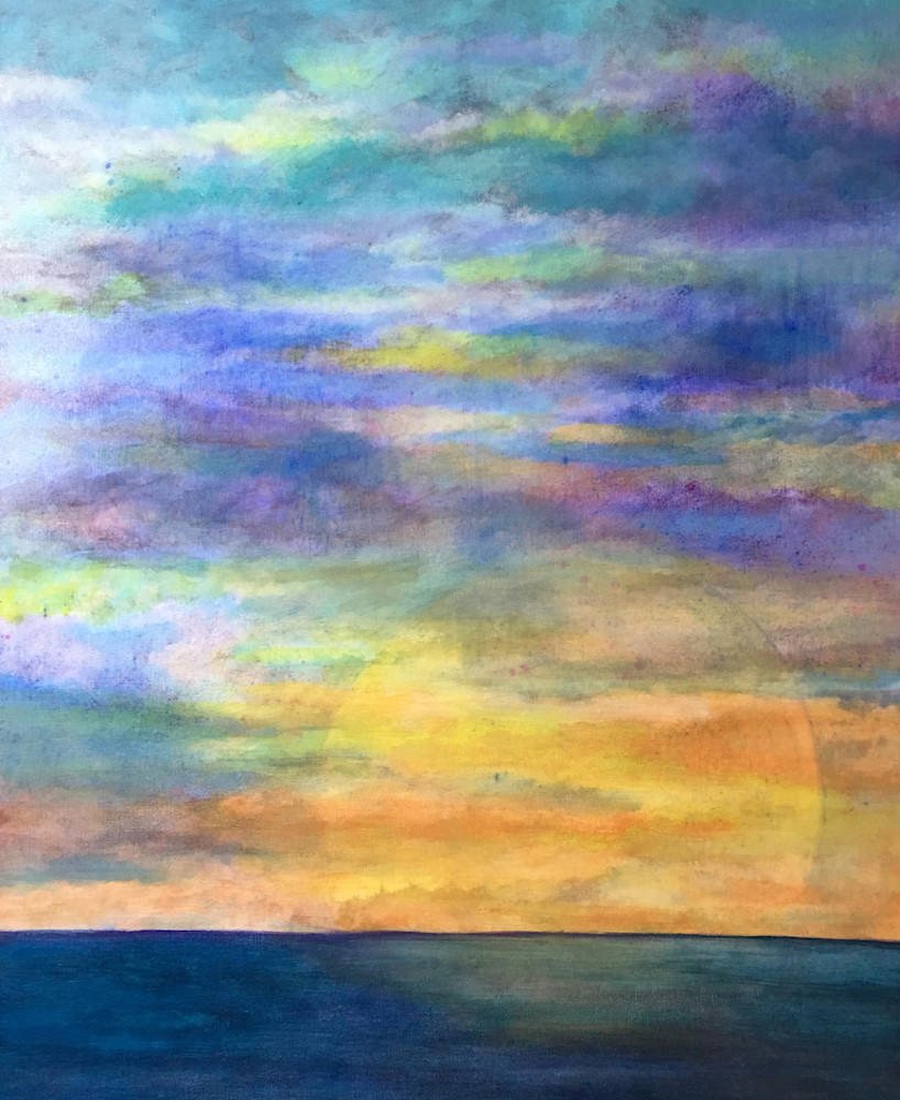 Sunset On The Horizon Art | Hillary Korn Fontana 