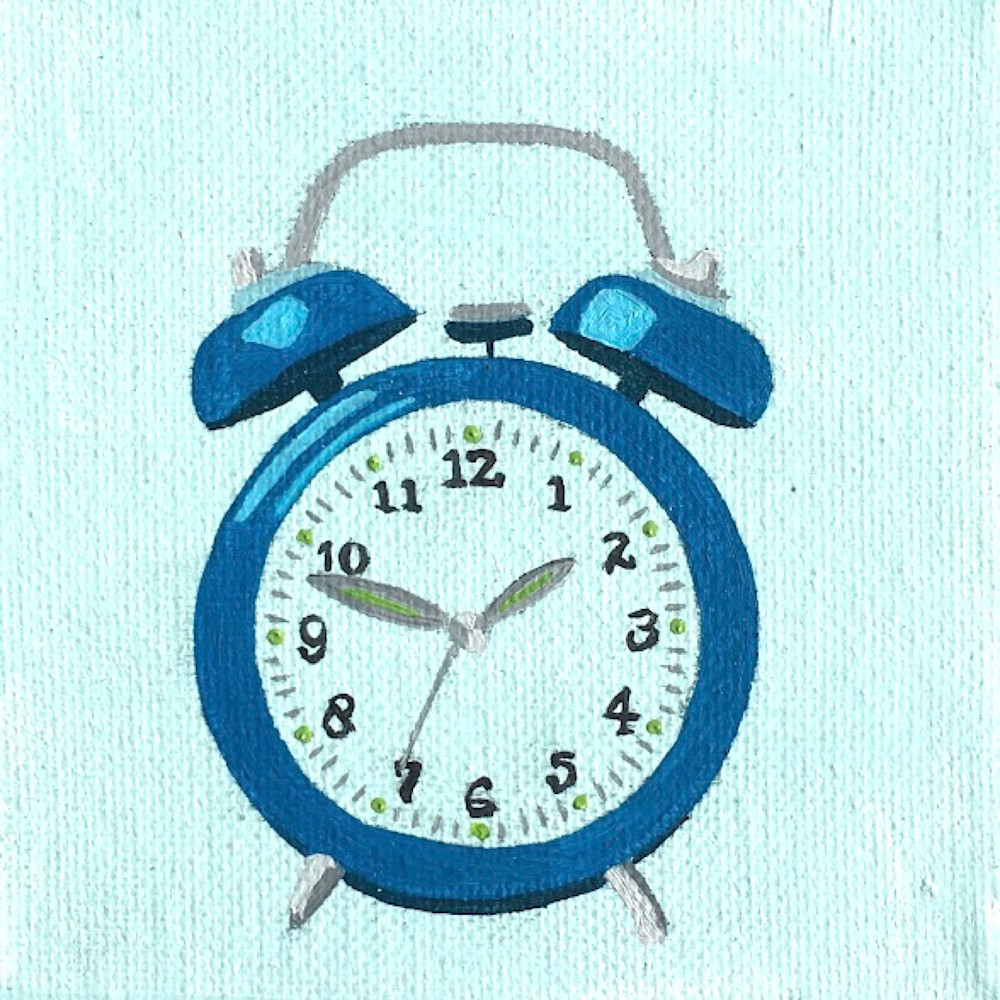 Alarm Clock Art | Tara Barr Art
