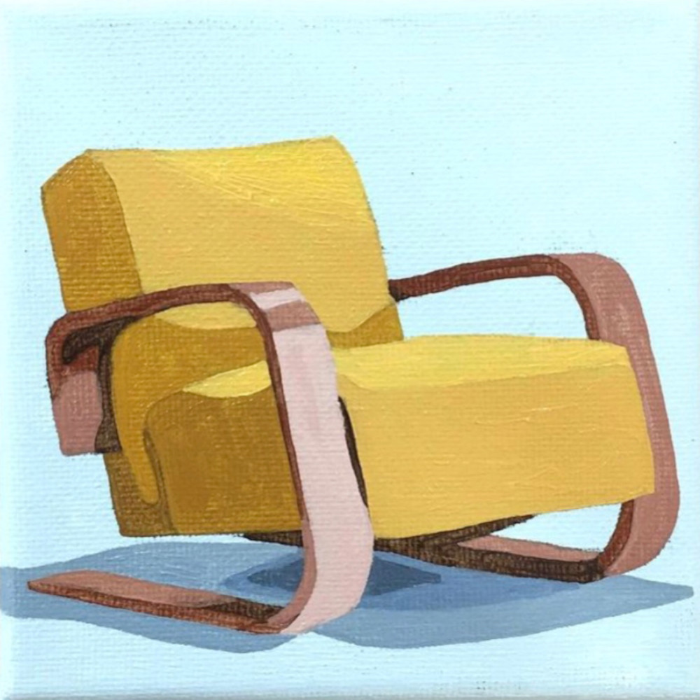 Yellow Chair Art | Tara Barr Art