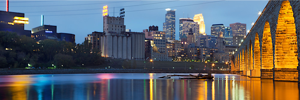 Minneapolis River Skyline Photography Art | Chris Sandberg