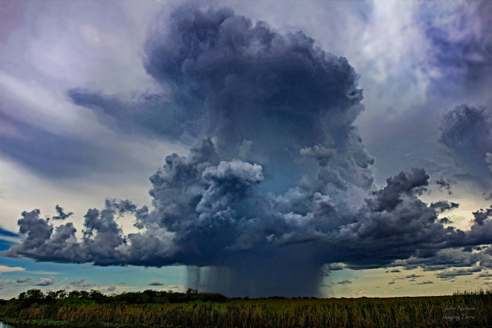 Everglades Thundershower Photography Art | johnnelson