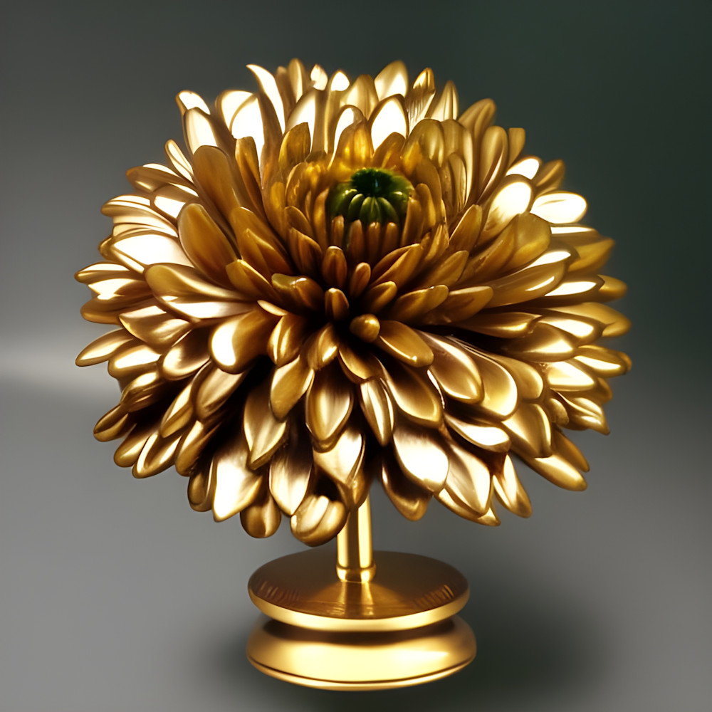 Gold Chrysanthemum Photography Art | Playful Gallery by Rob Harrison