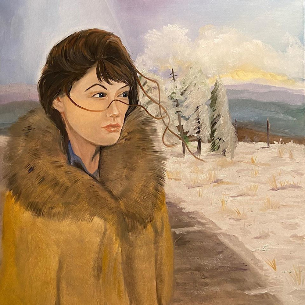 White Top Woman Art | darlenecampbell