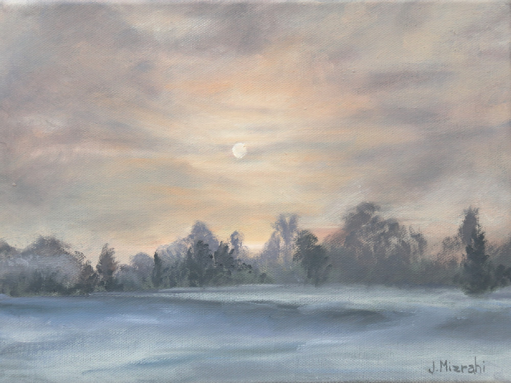 Winter Morning Mist Art | mizrahiarts