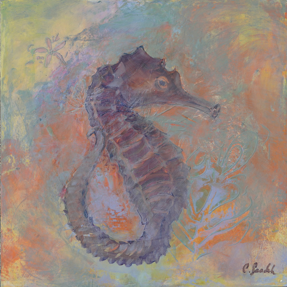 Seahorse Art | Cindy Saadeh Fine Art