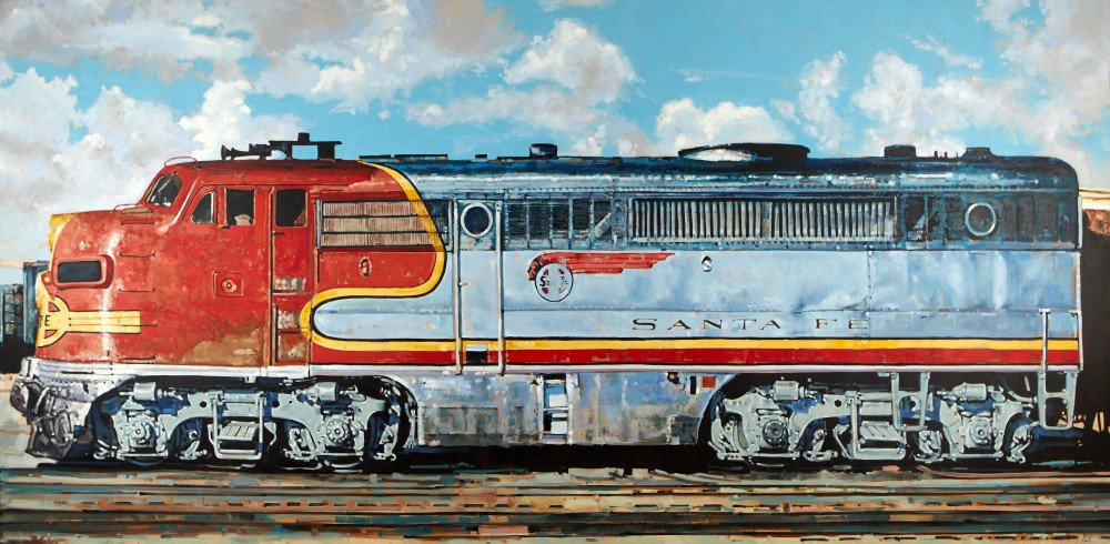 Bullet Train Art | Santiago Michalek Fine Art