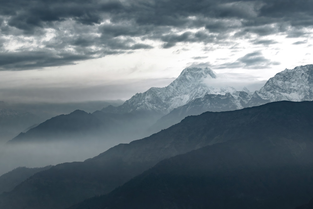 Alpine Layers   Ghorepani, Nepal Photography Art | matthewryanphoto