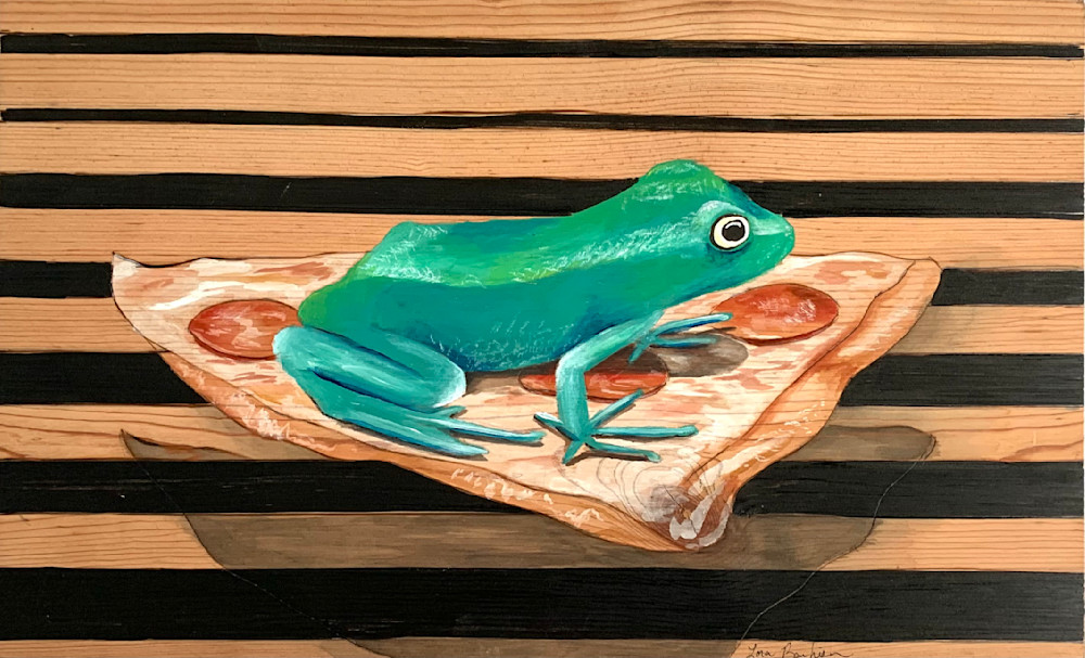 Pizza Frog Art | ReGrain Studio