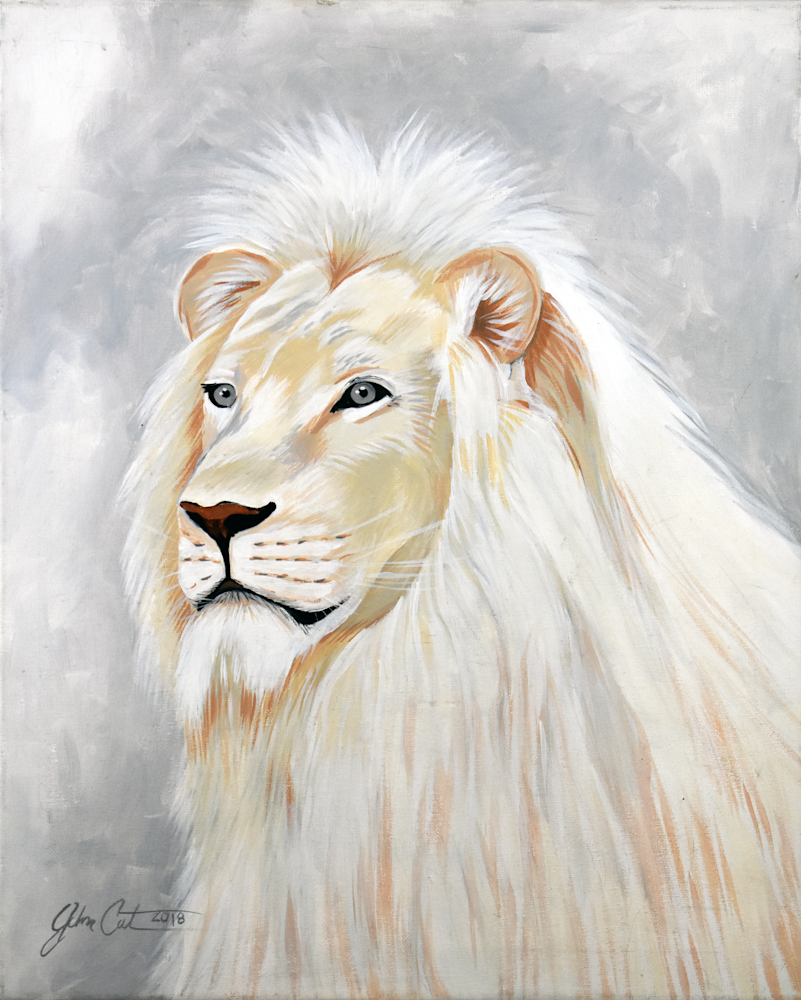 John Catalfamo   Albino Lion Art | John Catalfamo Art