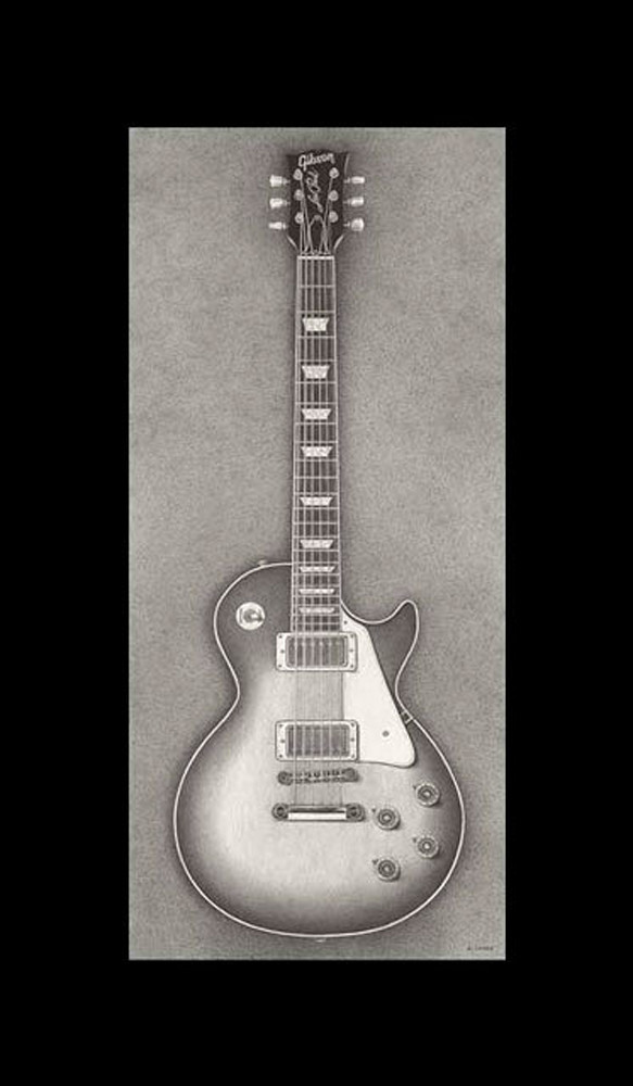 Les paul drawing on sale
