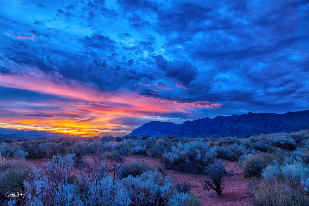 Kayenta Blue Sunset  Photography Art | Elizabeth Fortney Photography
