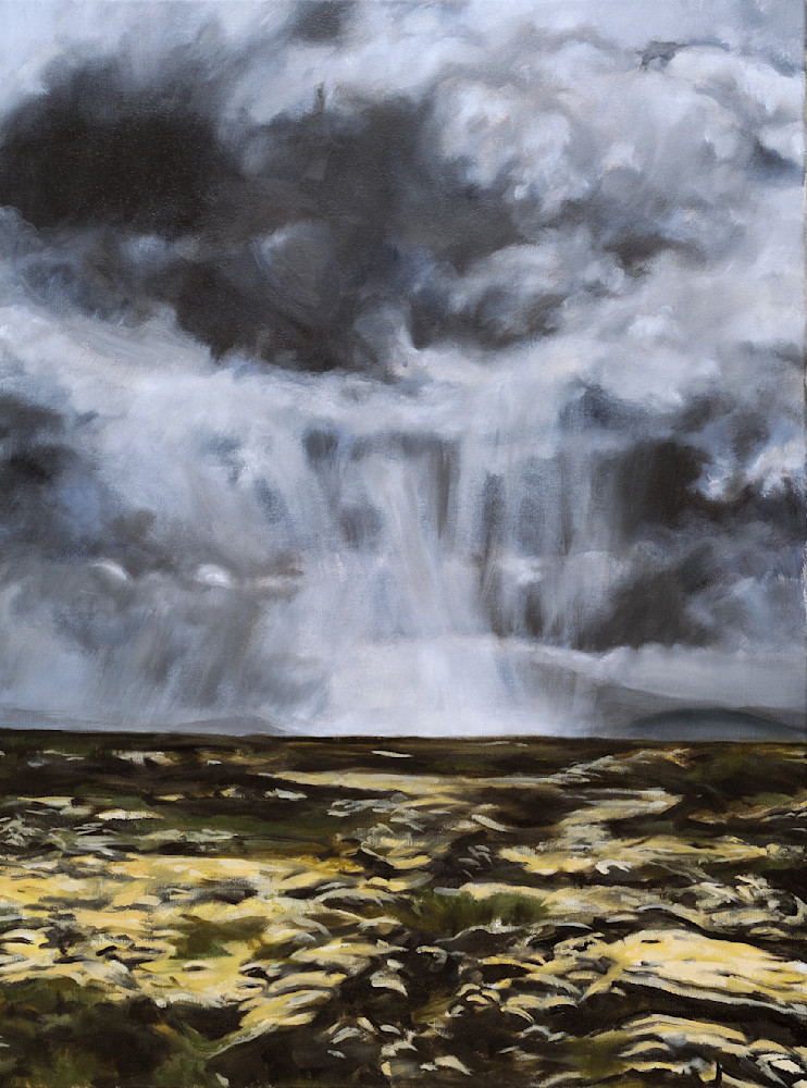 Icelandic Clouds And Moss Art | EMT Fine Arts