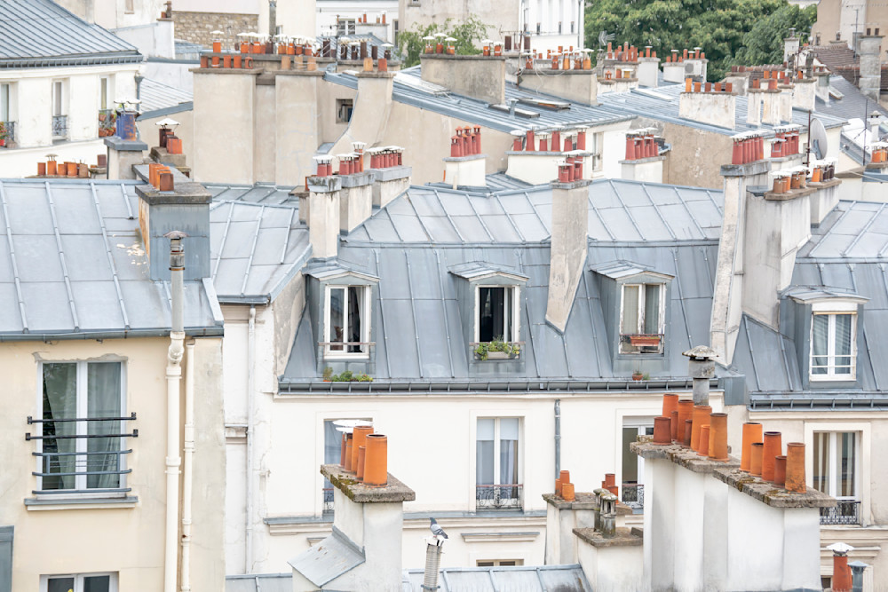 Paris rooftops view from Montmartre
