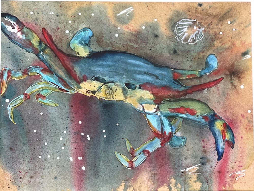 Crab On The Loose Art | janfontenot