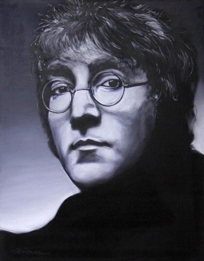 John Lennon B&W Art | Tom Swimm Fine Art / Swimm Artworks