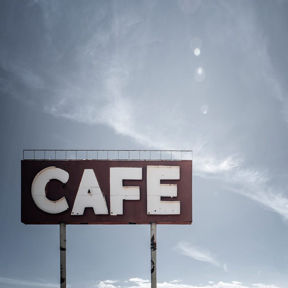 Cafe Sign, Vaughn, New Mexico