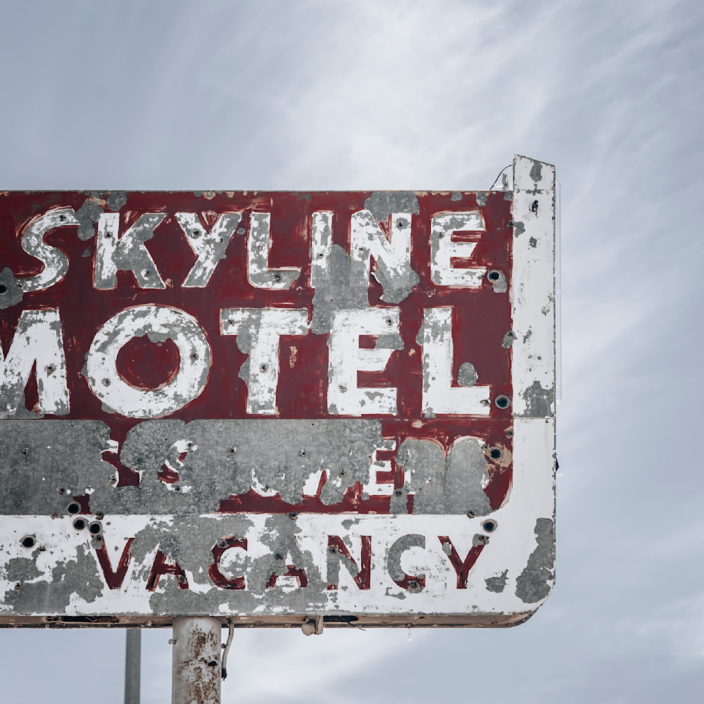 Skyline Motel Sign, Vaughn, New Mexico