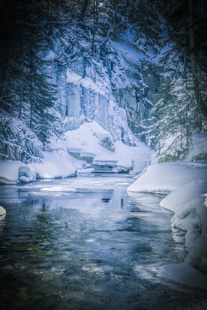 Bird Creek Ice Falls Photography Art | 603016584
