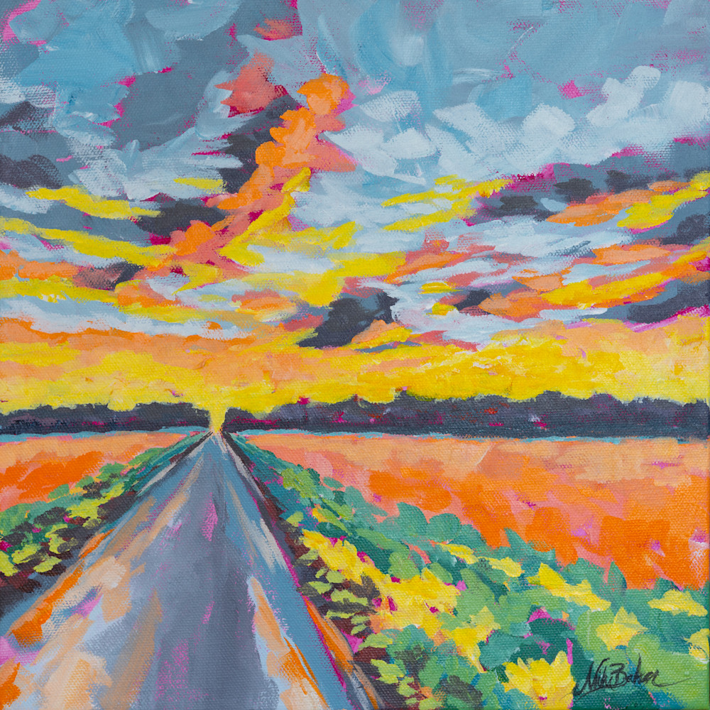 On My Way | Sunrise Painting | Niki Baker