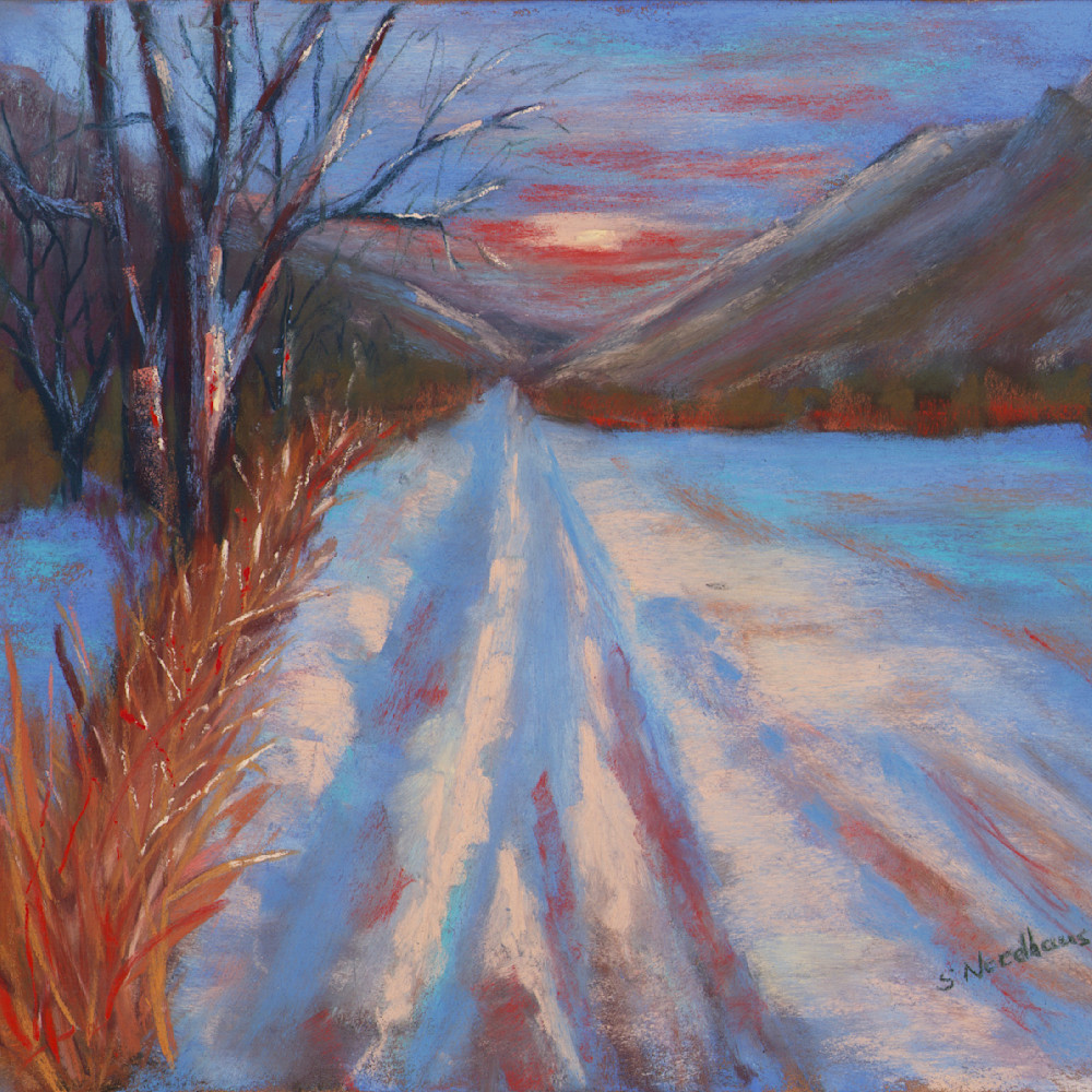 Silence In The Snowy Fields Art | Trails Edge Fine Art