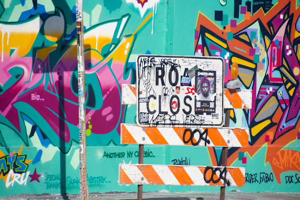 Road Closed Art | Leslie Joy Ickowitz