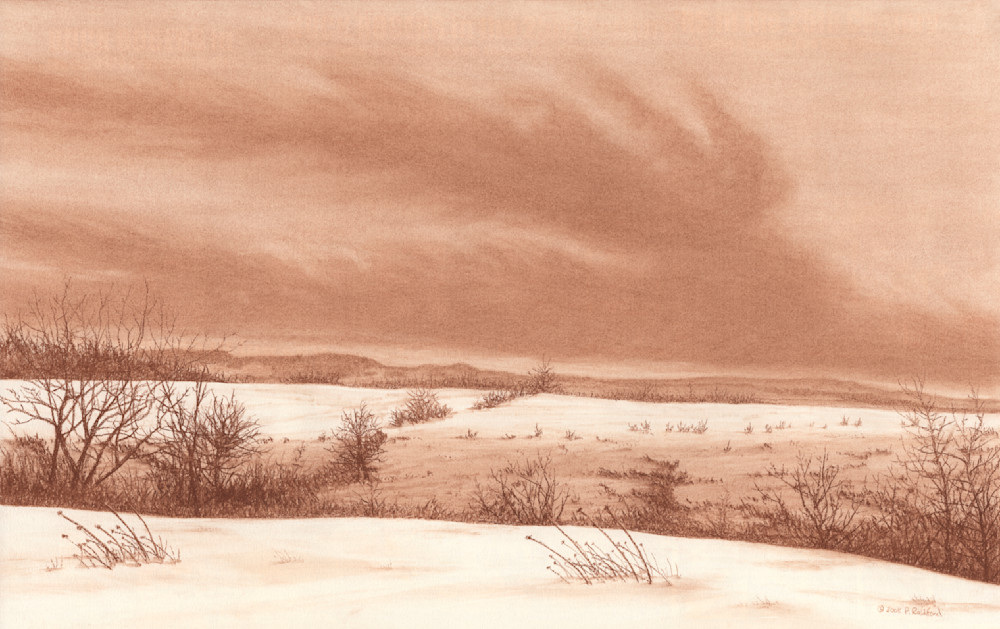 Wintry Meadow Art | Peter Rashford Fine Art