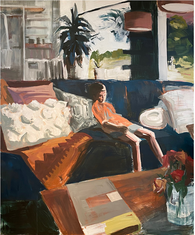 Boy Sitting Art | Laurel Dugan