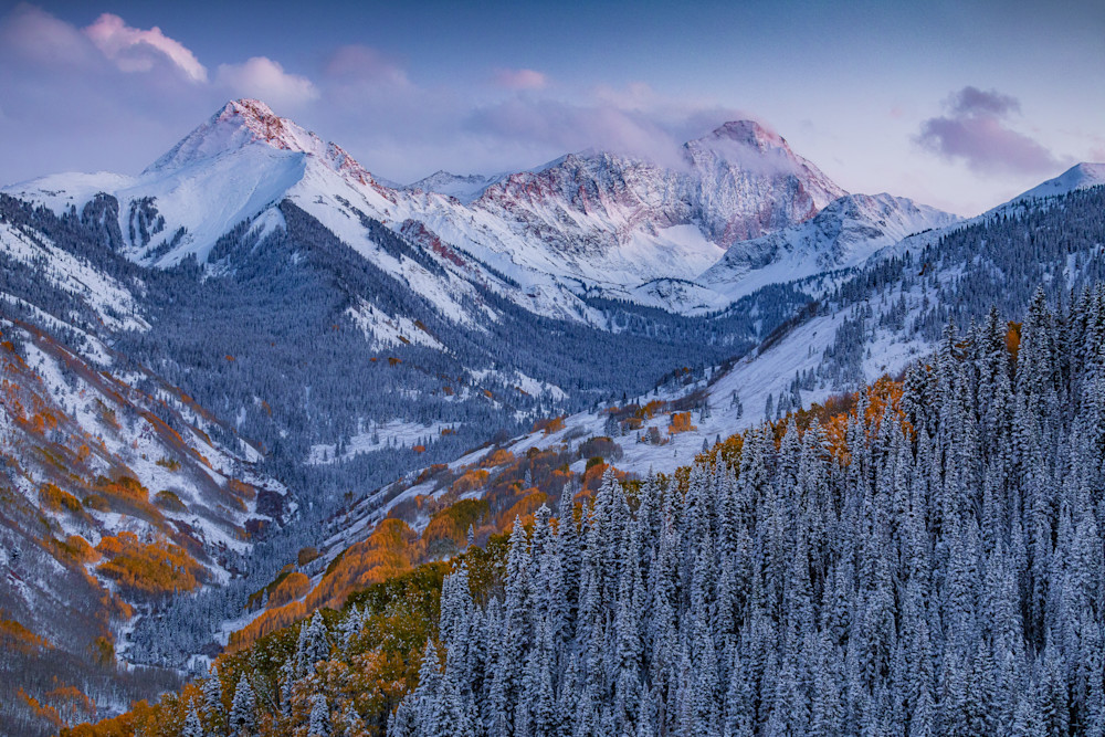 Blue Hour Over Capitol – Capitol Peak Colorado Fall Landscape by Tamara Susa Blue Hour Over Capitol – Capitol Peak Colorado Fall Landscape by Tamara Susa