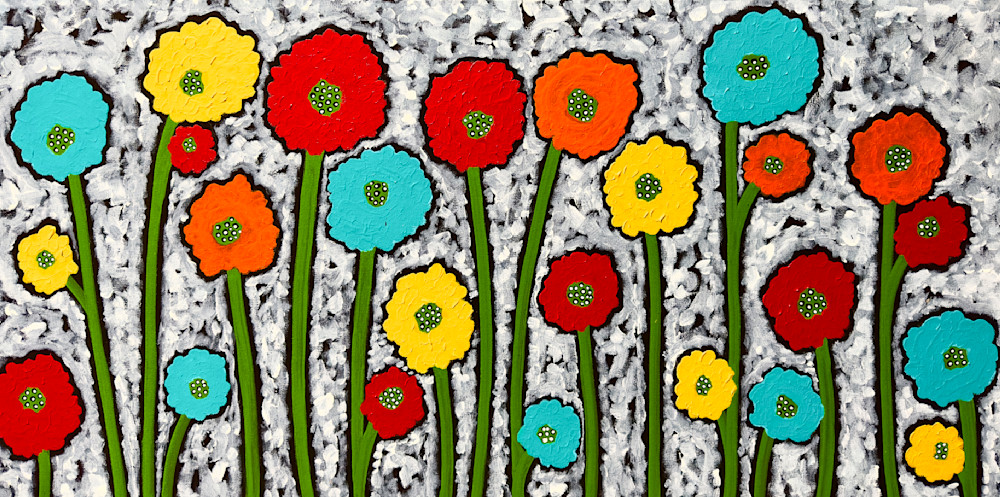 Blooming In Color On A Cloudy Day Art | Kev Von Holt Gallery