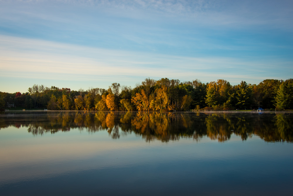Fall In Wisconsin   Lakeside 2 Photography Art | 3ButterfliesPhotography
